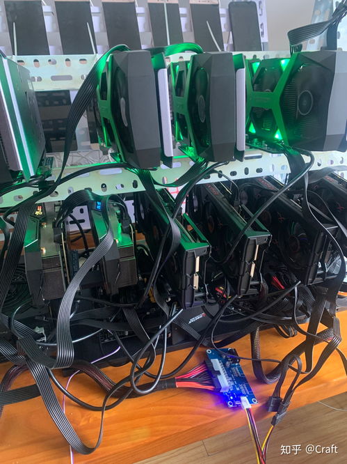 High-performance mining rig setup with multiple GPUs