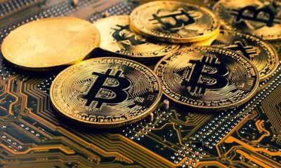 A modern, efficient Bitcoin mining rig, highlighting its compact design and advanced cooling system.